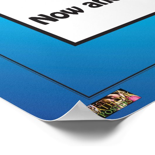 The Hail Mary Poster (Ecke)