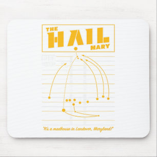 The Hail Mary - Washington Mousepad