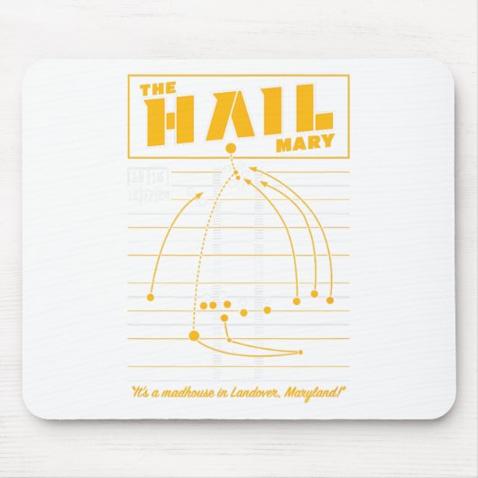 The Hail Mary - Washington Mousepad (Vorne)