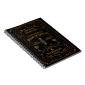 The Halloween Book of Zaubers Spiral Goth Notebook Notizblock (Rechte Seite)