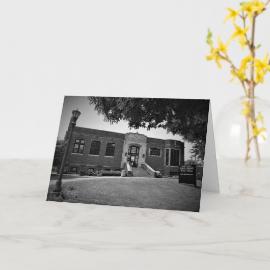 "The Hamilne Midway Library" Dankeschön Card Karte (Gelbe Blume)