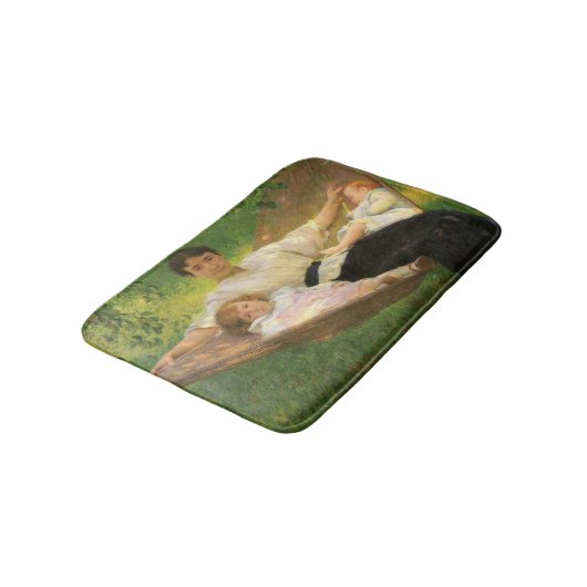 The Hammock (von Joseph DeCamp) Badematte (Schrägansicht)