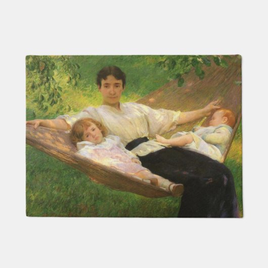 The Hammock (von Joseph DeCamp) Fußmatte (Vorderseite)