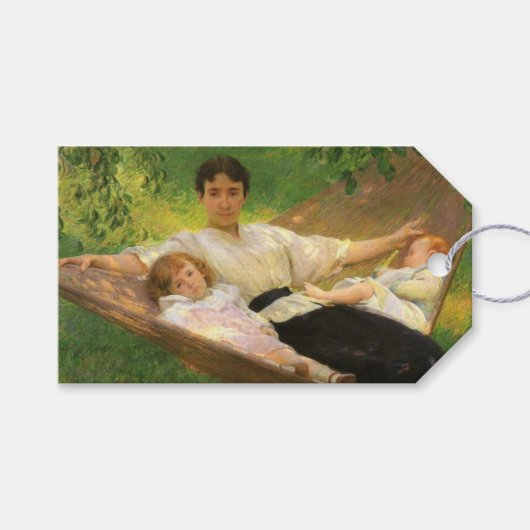 The Hammock (von Joseph DeCamp) Geschenkanhänger (Vorderseite (Horizontal))