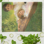 The Hammock (von Joseph DeCamp) Geschirrtuch (Gefaltet)