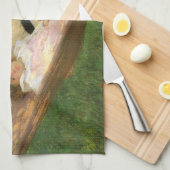 The Hammock (von Joseph DeCamp) Geschirrtuch (Viertel Falte)