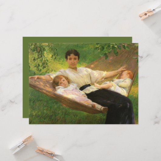 The Hammock (von Joseph DeCamp) Karte (Vorderseite/Rückseite Beispiel)