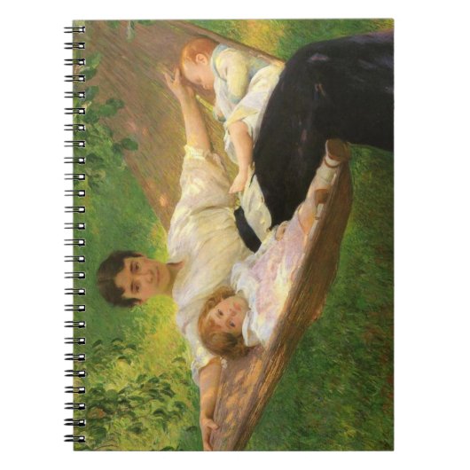 The Hammock (von Joseph DeCamp) Notizblock (Vorderseite)