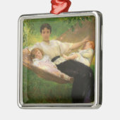 The Hammock (von Joseph DeCamp) Ornament Aus Metall (Links)