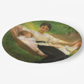 The Hammock (von Joseph DeCamp) Pappteller (Schrägansicht)