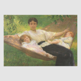 The Hammock (von Joseph DeCamp) Seidenpapier