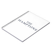 The Hamptons Preppy Coastal Journal Notizblock (Linke Seite)