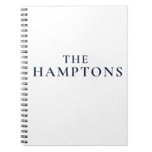 The Hamptons Preppy Coastal Journal Notizblock