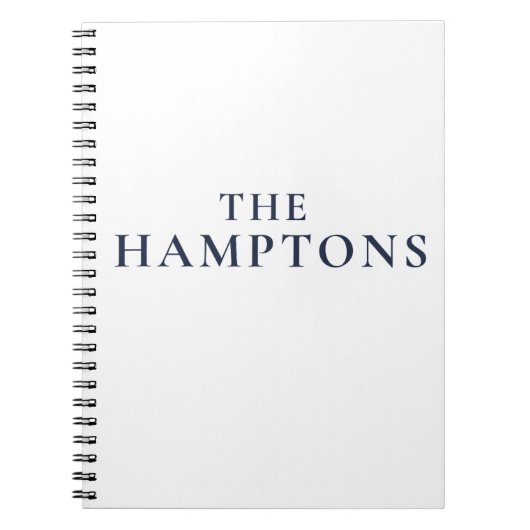 The Hamptons Preppy Coastal Journal Notizblock (Vorderseite)