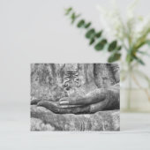 The Hand of Buddha Postkarte (Stehend Vorderseite)