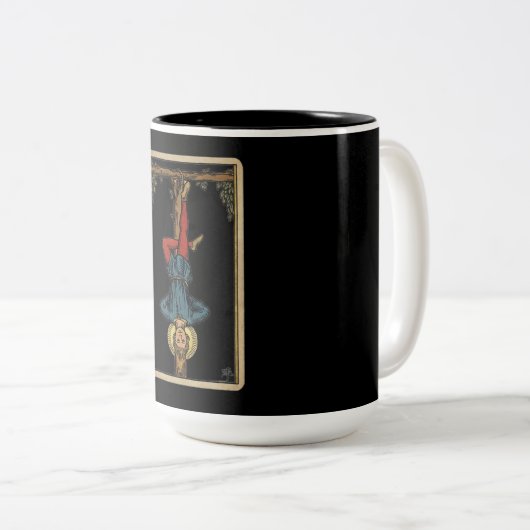 The Hanged Man Tarot Zweifarbige Tasse (VorderseiteRechts)