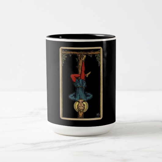 The Hanged Man Tarot Zweifarbige Tasse (Mittel)
