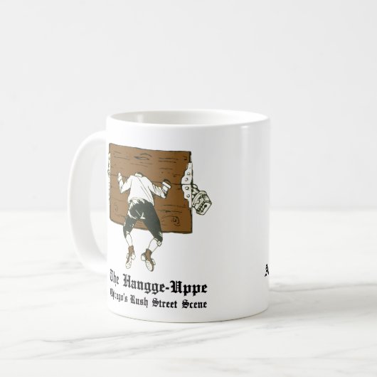The Hangge-Uppe Discothek, Chicago, IL Kaffeetasse (Vorderseite Links)