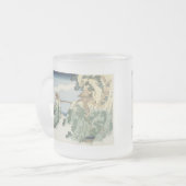 The Hanging Cloud Bridge, Hokusai, 1834 Tasse (Vorderseite Links)