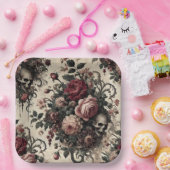 The Hanging Gardens of the Arcane – Gothic Floral  Pappteller (Party)