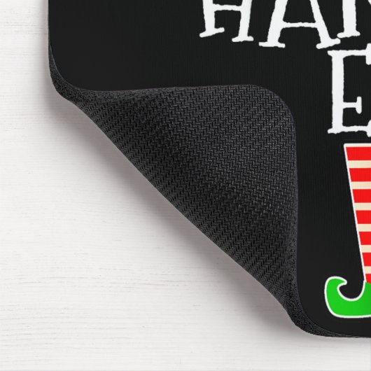 The Hangry Elf Family Matching Group Christmas Fun Mousepad (Ecke)