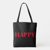The HAPPY BAG - Künstler entworfen Tasche (Rückseite)