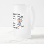 The Happy Drinker Mattglas Bierglas (VorderseiteRechts)