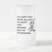 The Happy Drinker Mattglas Bierglas (Mittel)