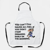 The Happy Drinker Schürze (Vorderseite)