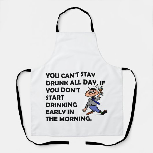 The Happy Drinker Schürze (Vorderseite)