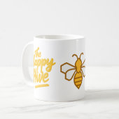 the happy hive kaffeetasse (Vorderseite Links)