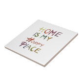 The Happy Introvert “Home Is My Happy Place” Fliese (Seite)