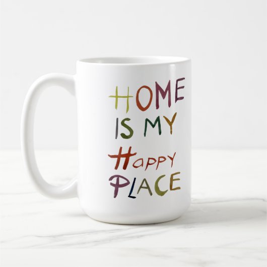 The Happy Introvert “Home Is My Happy Place” Kaffeetasse (Links)