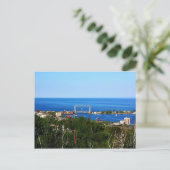 The Harbor from Skyline Postkarte (Stehend Vorderseite)