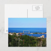 The Harbor from Skyline Postkarte (Vorne/Hinten)