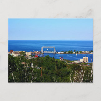 The Harbor from Skyline Postkarte