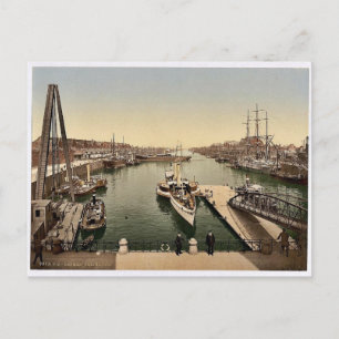 The Harbour (Freier Hafen), Bremen, Germany classi Postkarte