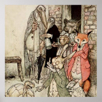"The Hare and the Tortoise" von Arthur Rackham
