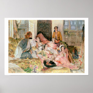 The Harem, c.1850 Poster
