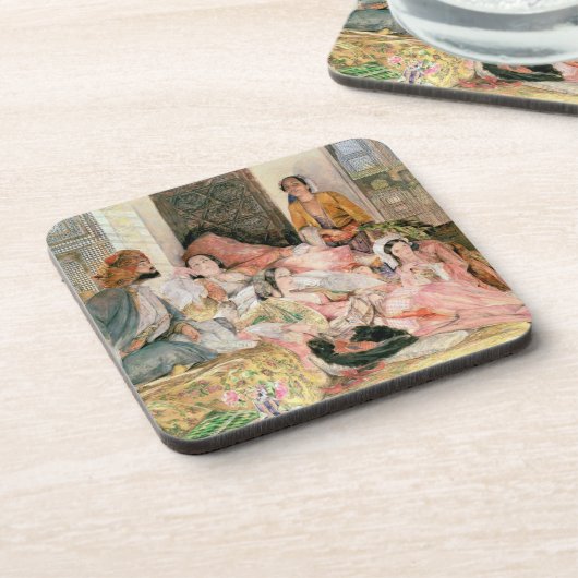 The Harem, c.1850 Untersetzer (Linke Seite)