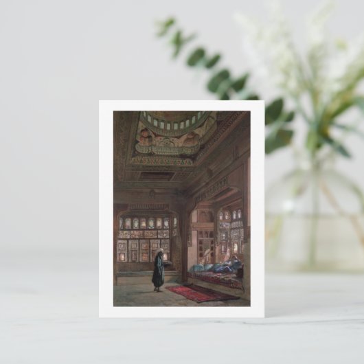 The Harem of Sheikh Sadat, Cairo, 1870 Postkarte (Stehend Vorderseite)
