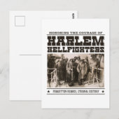 The Harlem Hellfighters - WW1 Tribute Postkarte (Vorne/Hinten)
