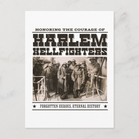 The Harlem Hellfighters - WW1 Tribute Postkarte (Vorderseite)