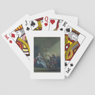The Harlequin Painter, c.1742 Spielkarten