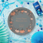 The Harvest Hearth (Grau) Pappteller (Party)