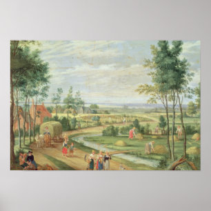 The Harvest, or Summer Poster