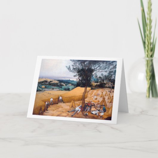 The Harvesters, Pieter Bruegel Karte (Vorderseite)