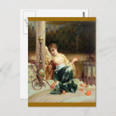 The Hashish Smoker - Emile Bernard Postkarte (Vorne/Hinten)