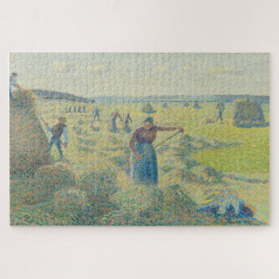 The Hay Harvest, Éragny, Camille Pissarro Puzzle