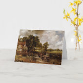 The Hay Wain by Constable John (Beste Qualität) Karte (Gelbe Blume)